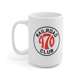 470 Railroad Club, 15oz Ceramic Coffee Mug